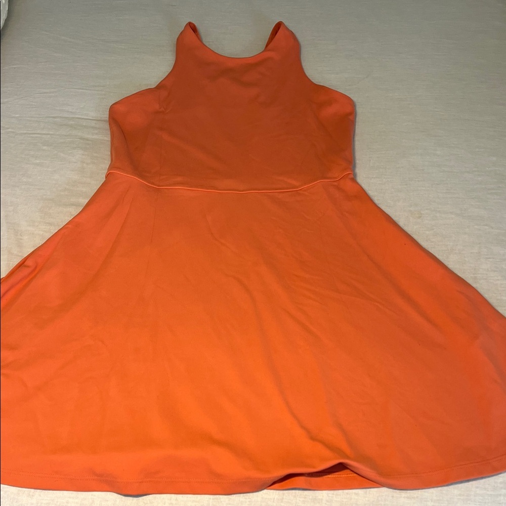 Athleta Vibrant Orange Mini Dress